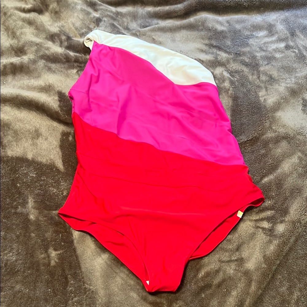 Summersalt sidestroke white/pink/red size 18